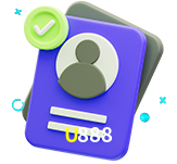 Tornar-se um membro do U888 é muito simples